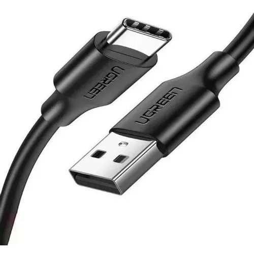 Кабель UGREEN US287, USB Type-C (m) - USB (m), 1.5м, 3A, черный [60117]