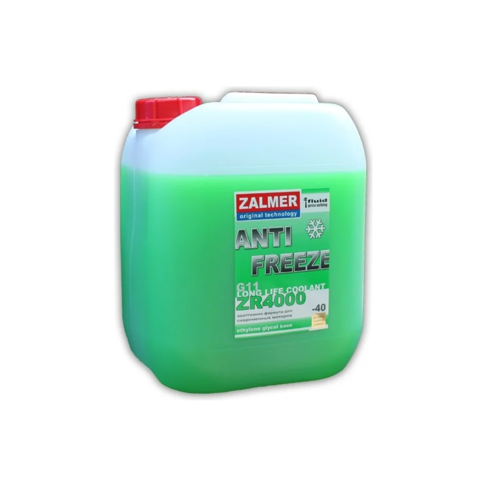 Антифриз ZALMER Antifreeze ZR4000 LLC G11 ZR40G010