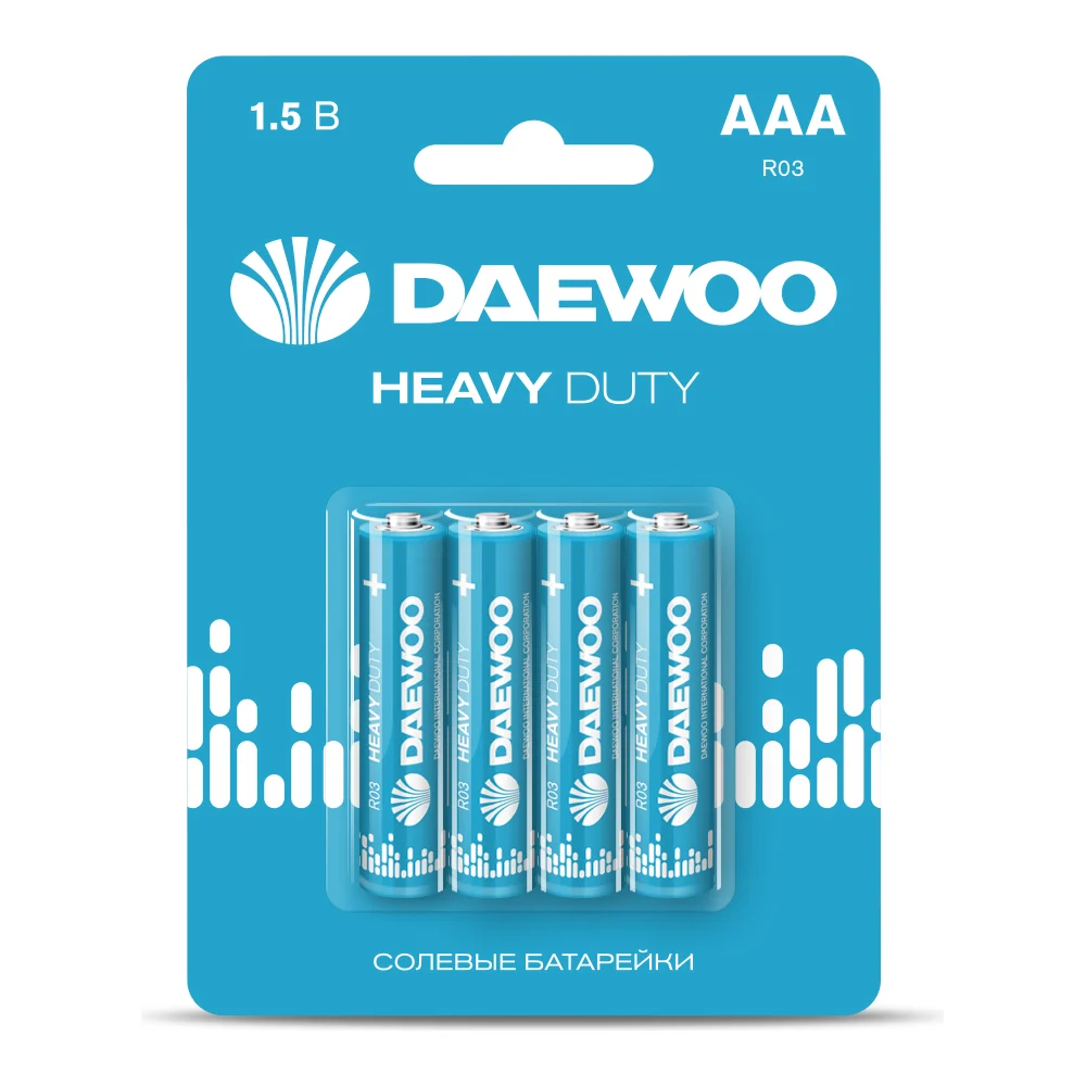 Солевая батарейка DAEWOO Heavy Duty 2021 5029361