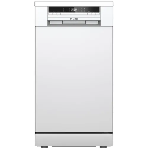 Посудомоечная машина LEX DW4563N WH, узкая, напольная, 44.8см, загрузка 11 комплектов, белая [chga000019]