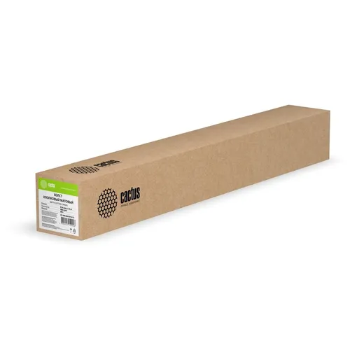 Холст Cactus CS-MC400-91415, для струйной печати, 914мм х 15.2м, втулка 50.8мм (2"), 400г/м2, белый, фактура хлопок