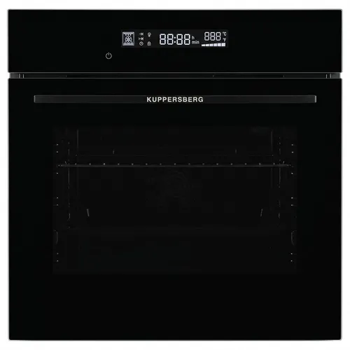 Духовой шкаф электрический KUPPERSBERG High-Tech HF 614 BB, 73л, дверца с 3 стеклами, черный