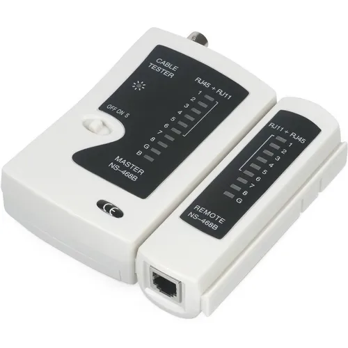 Кабельный тестер CABEUS CT-BNC-RJ45 белый, черный