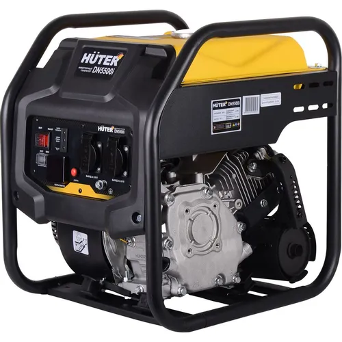 Бензиновый генератор Huter DN5500i, 220 В, 4.7кВт [64/10/29]