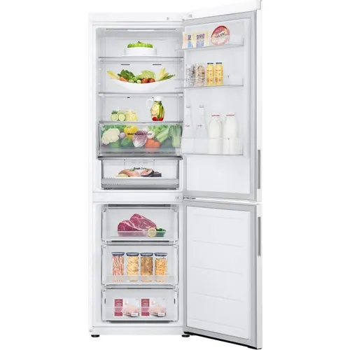 Холодильник двухкамерный LG GC-B459AQQW инверторный, белый