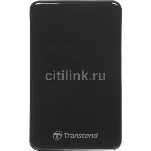 2ТБ Внешний диск HDD Transcend StoreJet 25A3 TS2TSJ25A3K, USB 3.0, черный