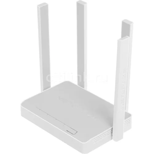 Wi-Fi роутер KEENETIC Netcraze Viva, Wi-Fi 5, AC1200, 2.4/5ГГц, 4 WAN/LAN, 1xUSB, белый [nc-1913]
