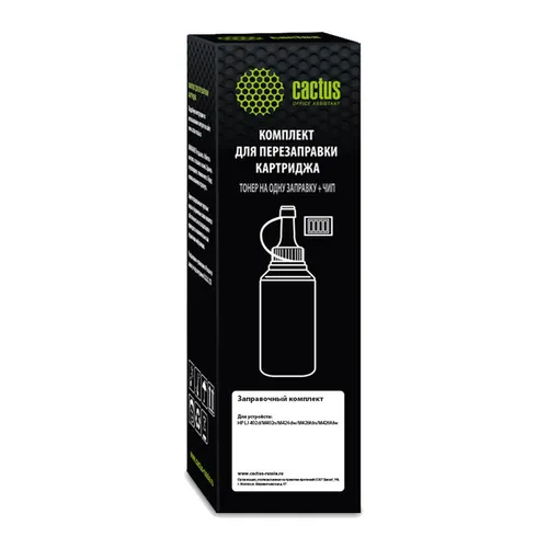 Тонер Cactus CS-RK-CF226A, для HP LJ M402d/M402n/M426dw/M426fdn/M426fdw, черный, 140грамм, флакон, чип