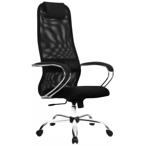 Кресло SITUP Optima (Оптима), сетка, до 120кг, топ-ган, пластиковые подлокотники, черный