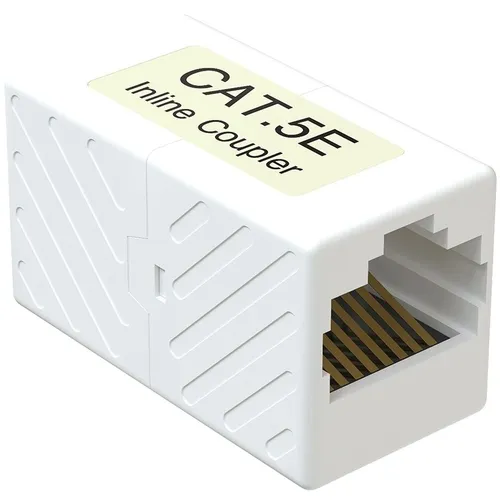 Адаптер Sysmatrix (CC RJ45.5EU.WH) проходн. RJ45 кат.5E бел.