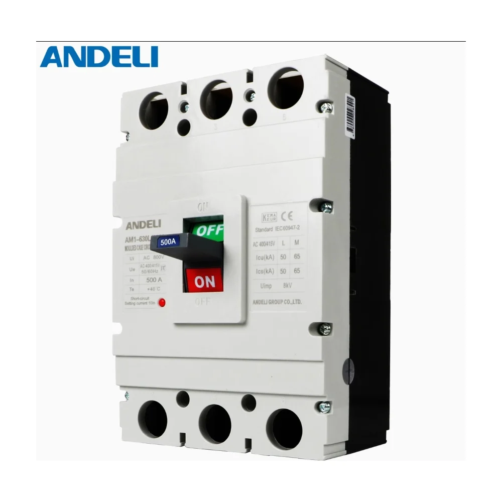 Автоматический выключатель ANDELI AM1-630L ADL06-060