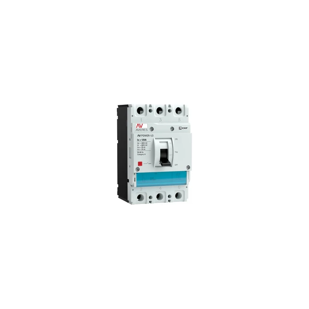 Автоматический выключатель EKF AV POWER-1/3 mccb-13-125-TR-av