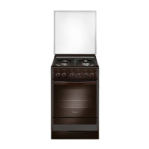 Газовая плита GEFEST ПГ 5300-02 0047, газовая духовка, чугун, коричневый