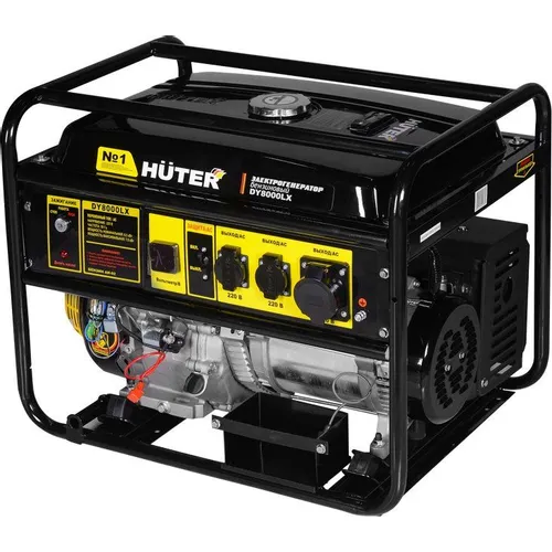 Бензиновый генератор Huter DY8000LX, 220 В, 7кВт [64/1/19]