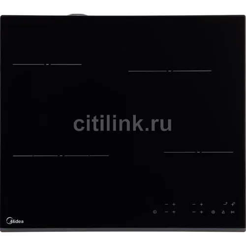 Электрическая варочная поверхность Midea MCH64303F, конфорок: 4 шт., стеклокерамика, независимая, черный