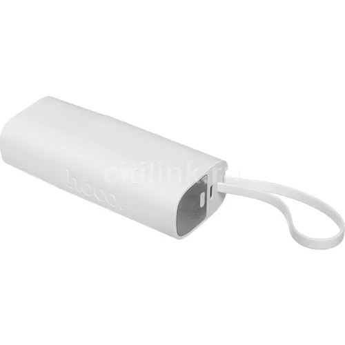 Внешний аккумулятор (Power Bank) Hoco J148 Handy, 5000мAч, белый [46857]