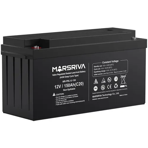 Аккумуляторная батарея MARSRIVA MR-PBL12-150 для ИБП, 12В, 150Ач