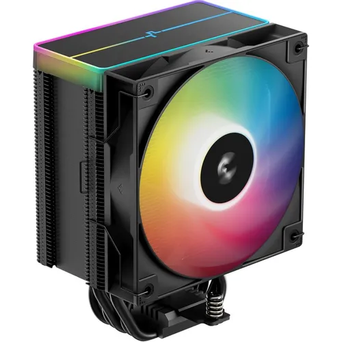 Устройство охлаждения (кулер) DeepCool AG500 BK V2, 4-pin, ARGB, 120мм, черный, retail [r-ag500-bkammn-gjd]