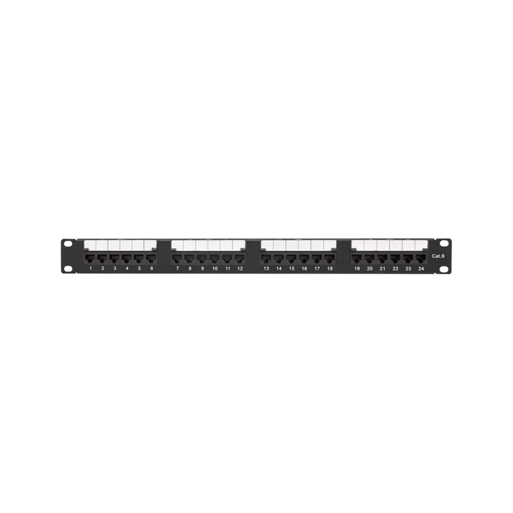Патч панель EKF teracom pro TRP-PPNL-6UTP-1U24