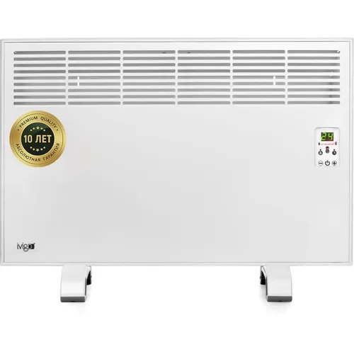 Конвектор IVIGO ЕPK E EPK4570E10, 1000Вт, с терморегулятором, белый