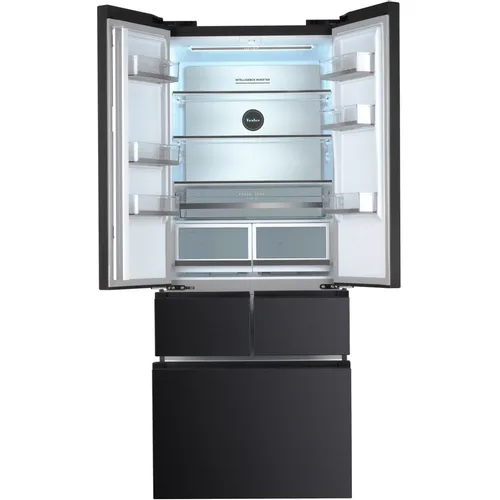 Холодильник двухкамерный TESLER RFD-427BI Full No Frost, French Door, инверторный, графит