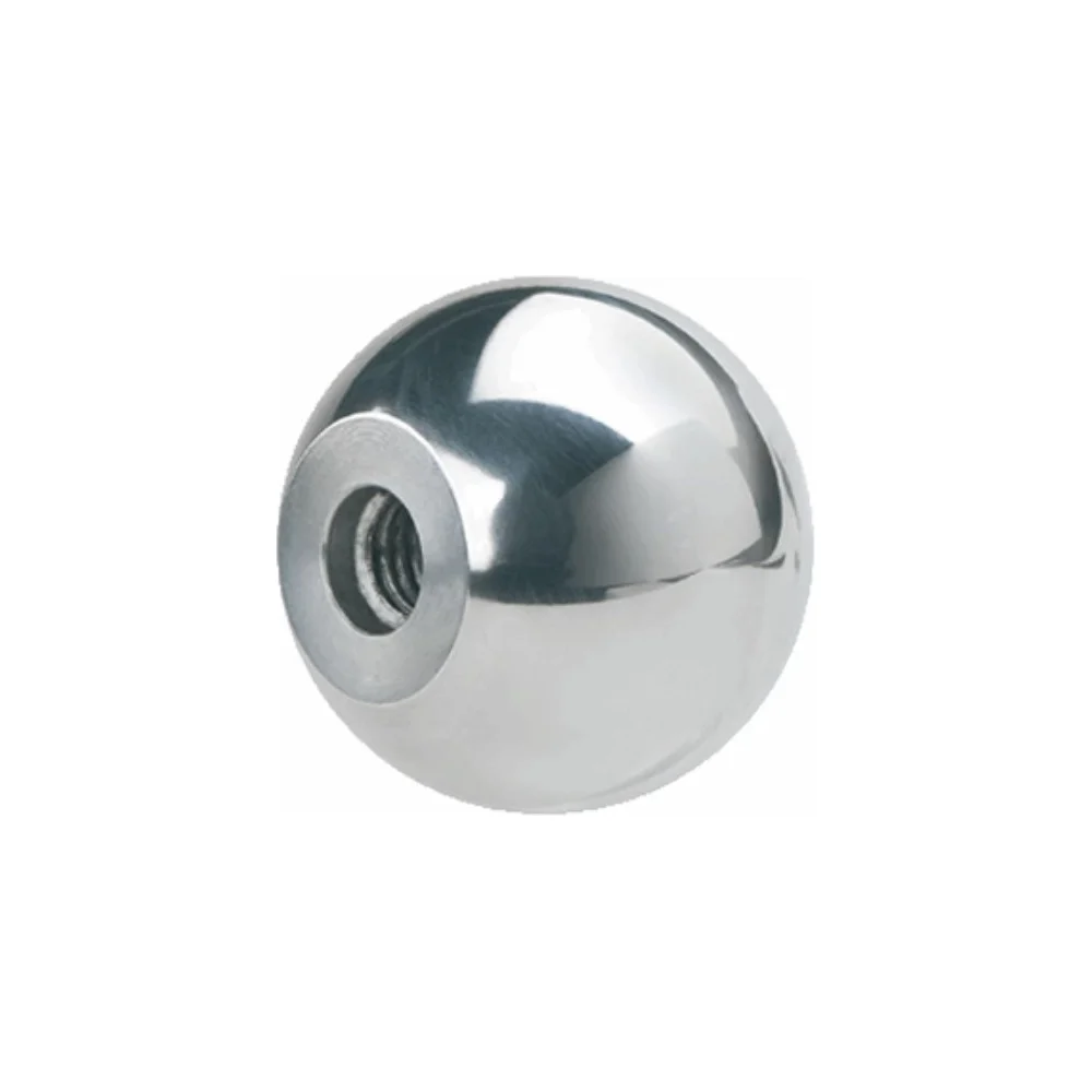 Ручка шаровая ЦКИ DIN319 C 50 ПЛАСТИК М12 ЧЕРНАЯ 53461