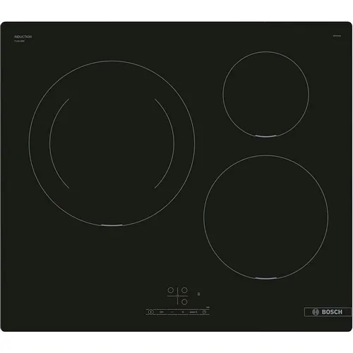 Индукционная варочная поверхность Bosch PUJ611BB5E, конфорок: 3 шт., стеклокерамика, независимая, черный