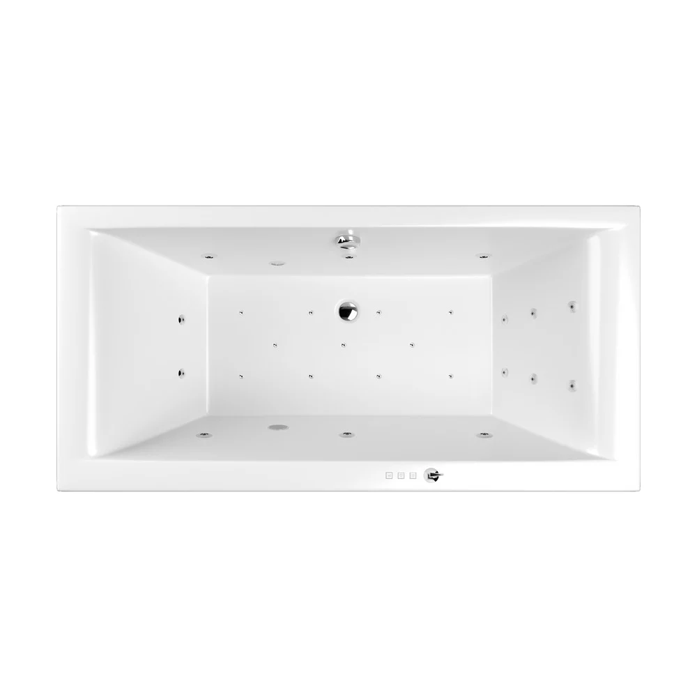 Ванна WHITECROSS Savia Duo 170x80 "ULTRA" (хром) 0103.170080.100.ULTRA.CR