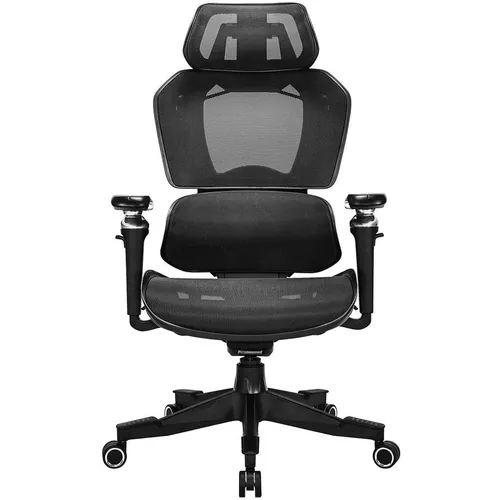 Кресло игровое ZONE 51 Freelancer, сетка, до 150кг, регулируемые 5D подлокотники, черный