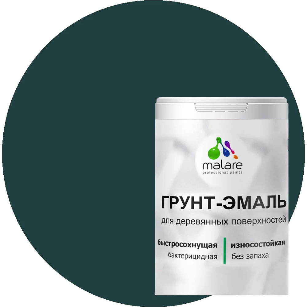 Матовая грунт-эмаль для деревянных поверхностей MALARE 2036753851574