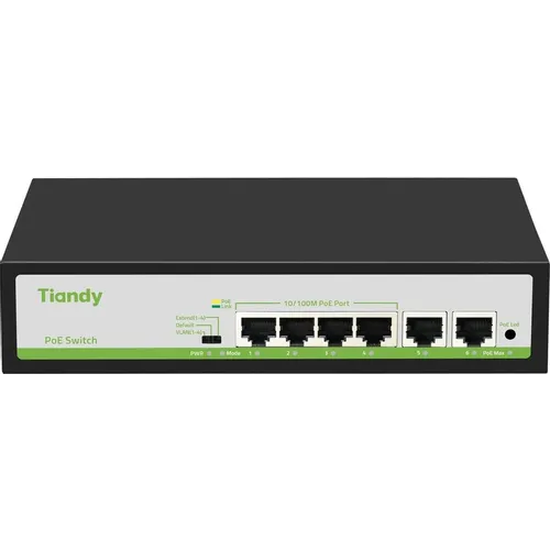 Коммутатор TIANDY TC-P3S06 F/0420/AT/55/V2.0, неуправляемый