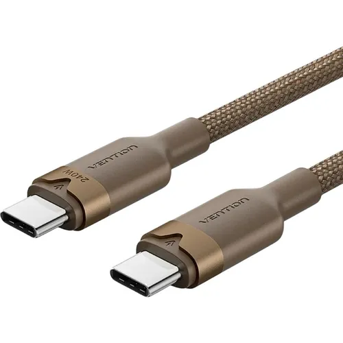 Кабель VENTION TRIJF, USB Type-C (m) (прямой) - USB Type-C (m) (прямой), 1м, бронзовый