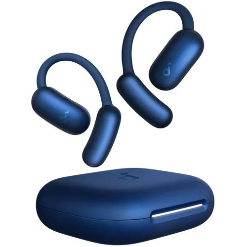 Наушники ANKER Soundcore AeroFit 2, Bluetooth, накладные, голубой [a3874g31]