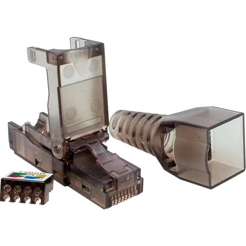 Коннектор SUPRLAN 10-0239-1 UTP кат.6A RJ45 прозрачный