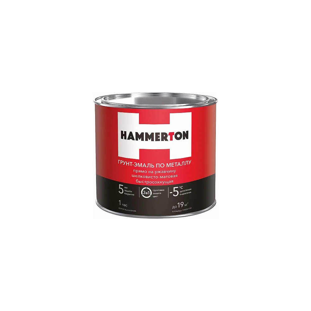 Грунт-эмаль по ржавчине HAMMERTON 205905