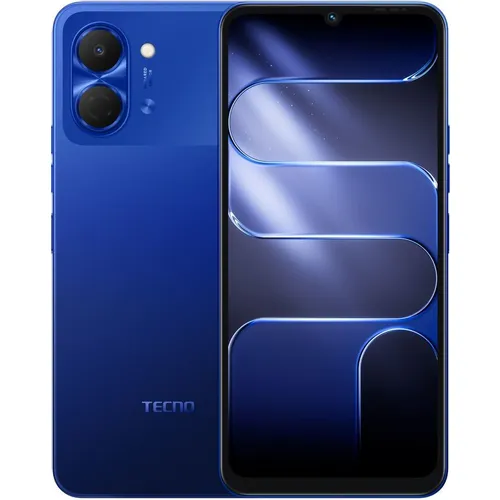 6.75" Смартфон TECNO Spark Go 3 4/128Gb, IPS, 90Гц, 5000мAч, синий