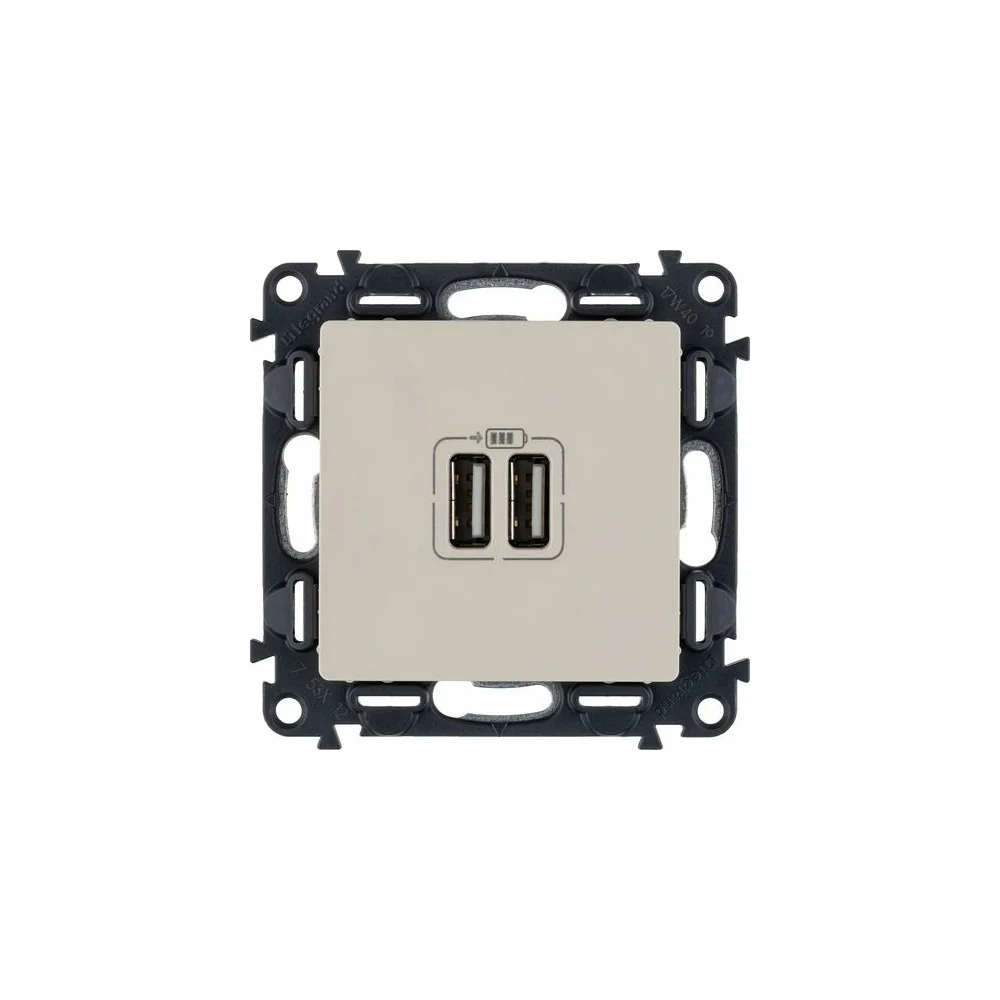 Двойная USB розетка Legrand Valena Life 753512 414158