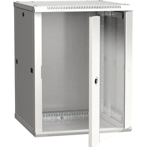 Шкаф коммутационный ITK Linea W LWR3-12U66-GF настенный, стеклянная передняя дверь, 12U, 600x635x600 мм