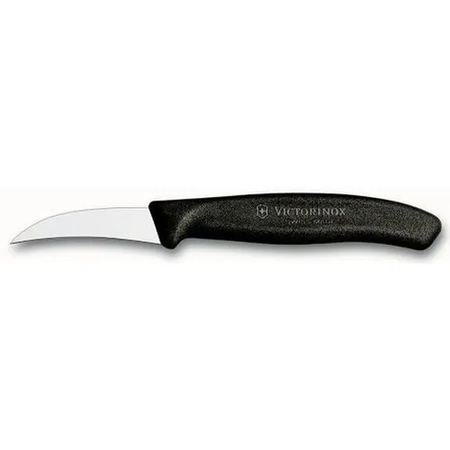 Нож кухонный Victorinox Swiss Classic, для чистки овощей и фруктов, 60мм, заточка прямая, стальной, черный [6.7503]