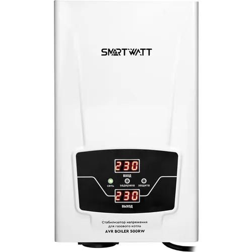 Стабилизатор напряжения SMARTWATT AVR Boiler 500RW белый [4512020020004]