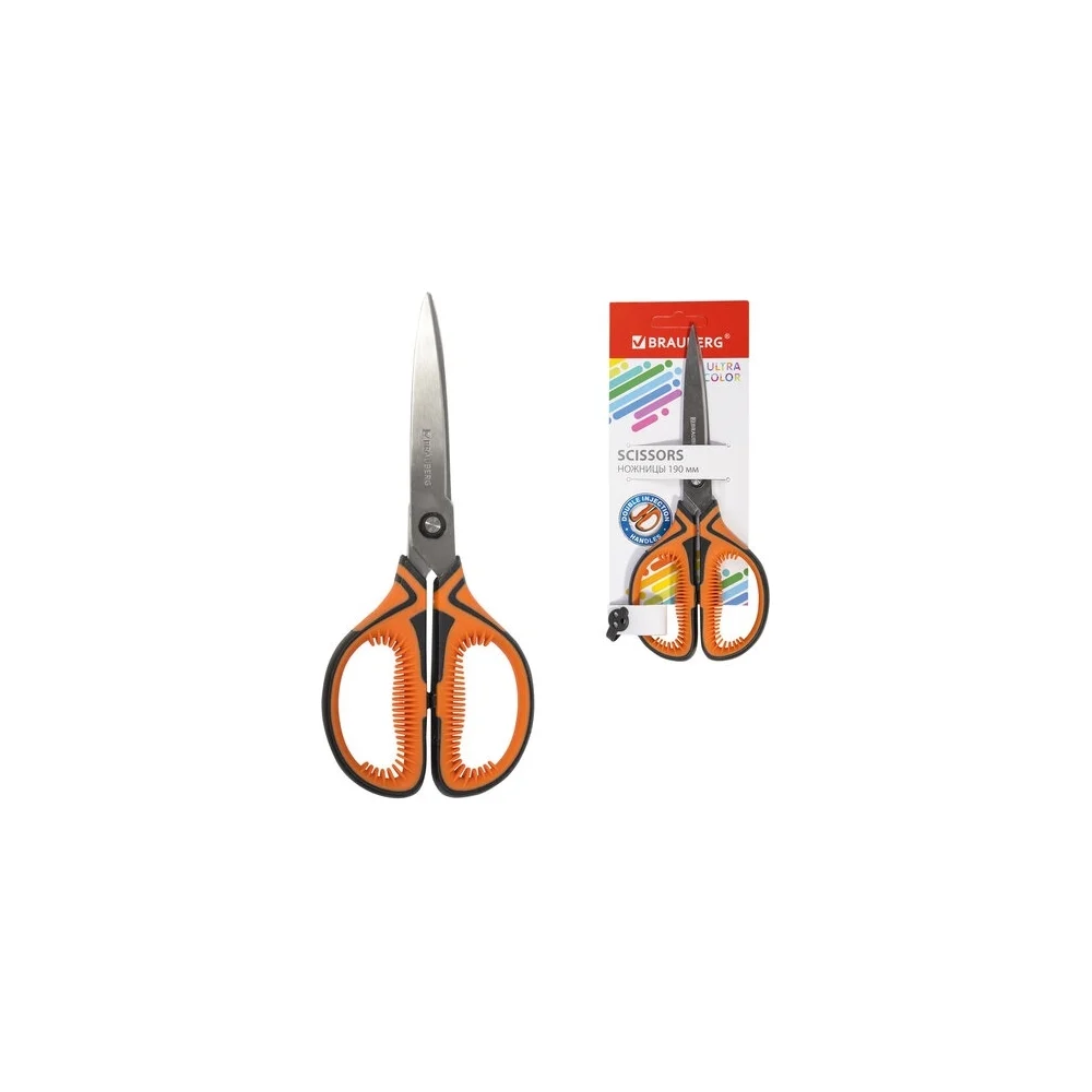 Ножницы BRAUBERG ULTRA COLOR 237456