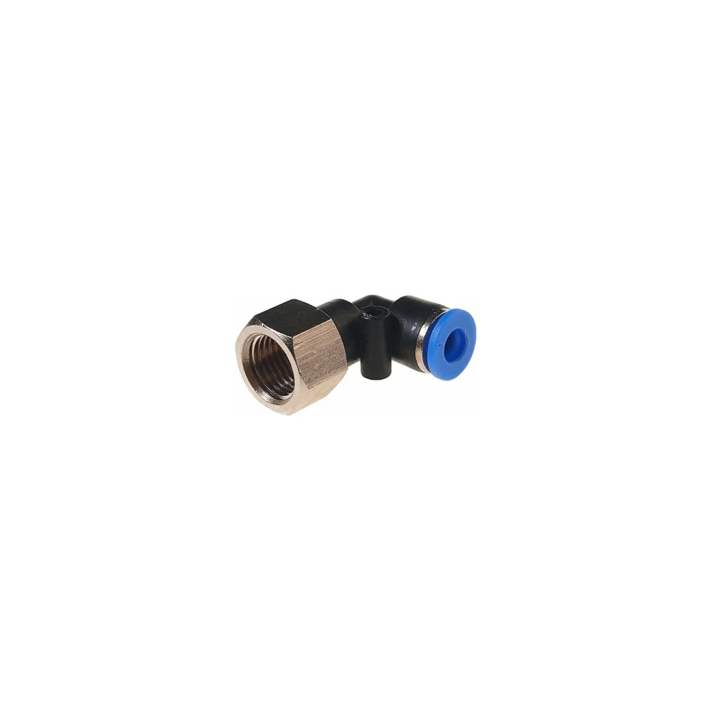 Угловой фитинг для пластиковых трубок Rockforce RF-SPLF06-02(2317)