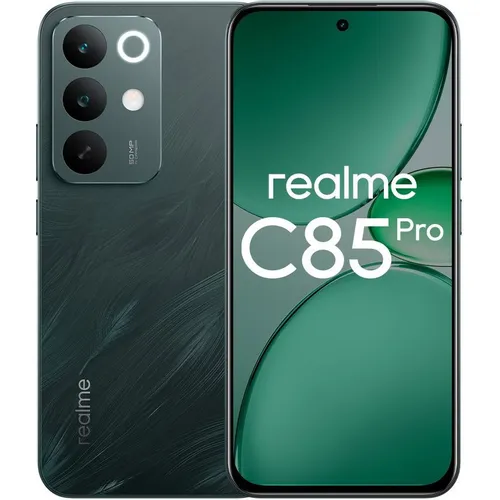 6.8" Смартфон REALME C85 Pro 8/256Gb, RMX5555, NFC, AMOLED, 120Гц, 7000мAч, темно-зеленый