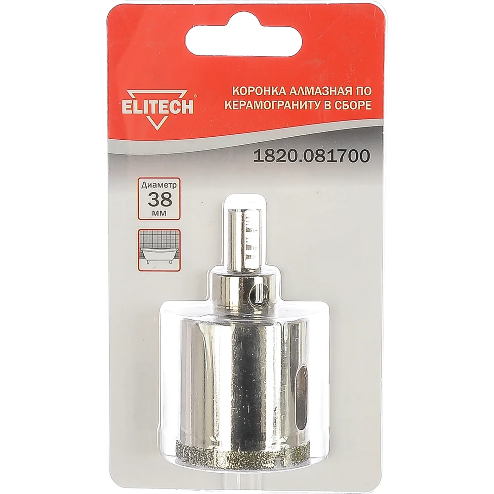 Коронка Elitech 1820.081700