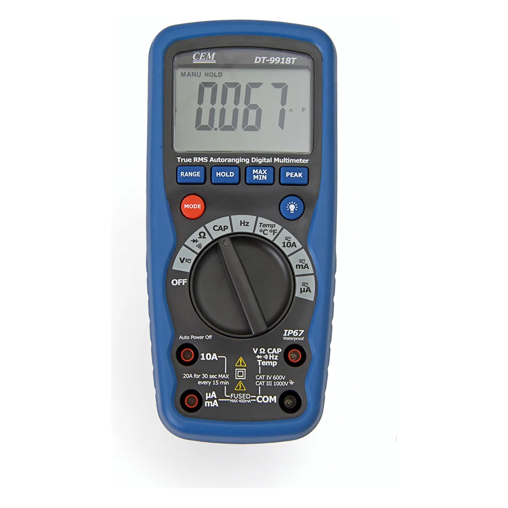 Профессиональный мультиметр СЕМ DT-9918T 481066