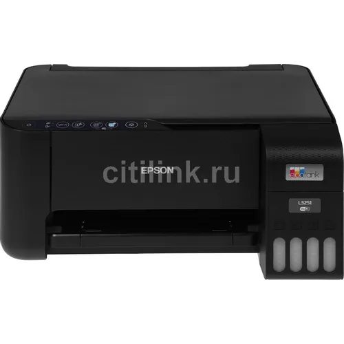 МФУ струйное Epson L3251 цветная печать, A4, с СНПЧ, черный [c11cj67409/c11cj67406/419]