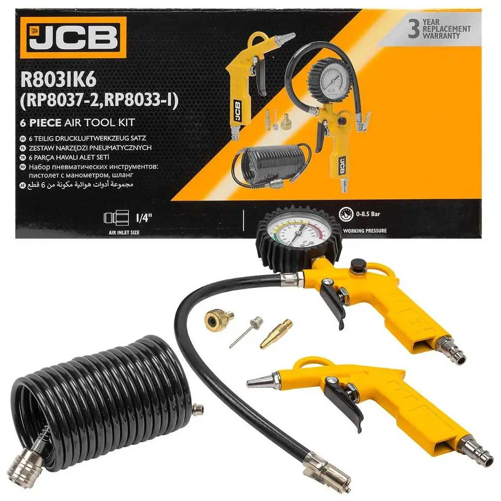 Набор пневматических инструментов JCB 58325
