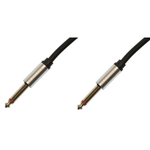 Кабель соединительный аудио PREMIER 5-339 10.0, Jack 6.3 (m) - Jack 6.3 (m), медный, 10м, GOLD, черный/серый