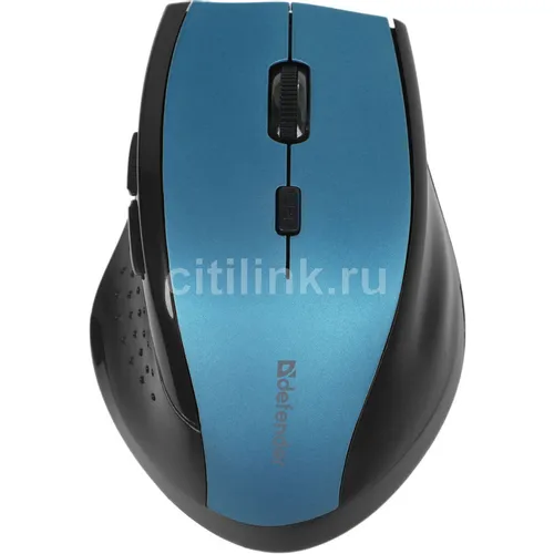 Мышь беспроводная Defender Accura MM-365, радио, оптическая, USB, 1600dpi, синий [52366]