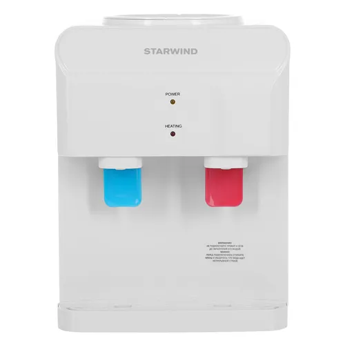 Кулер StarWind SW-2001FW, настольный, внутренний трубчатый, push - кран, белый